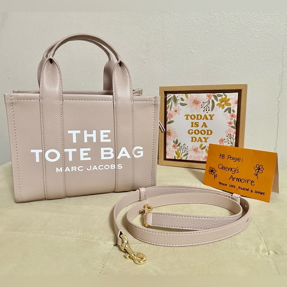 Marc Jacobs “THE TOTE BAG” with sling (LEATHER)